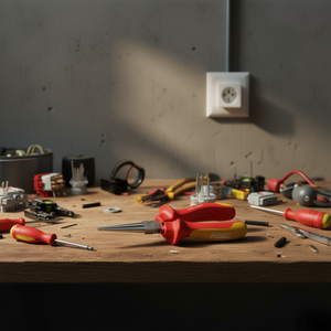 Alicates de Punta Redonda con Aislamiento Protector de 1000 V Hazet - Product Image 3