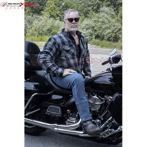 Chemise de motard en flanelle pour hommes avec doublure douce pour le confort et l'aspect extérieur robuste Chemise de motard en flanelle pour hommes - Product Image 6