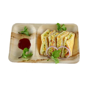 Platos sostenibles de hoja de palma para el control de porciones, ideales para bodas, catering y eventos especiales - Product Image 6