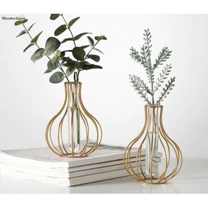 Floreros decorativos de aluminio para el hogar, jarrones de Metal de alta calidad - Product Image 6