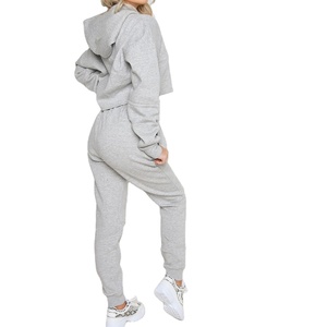 Chándal para niñas superventas, venta al por mayor, chándal con capucha en blanco, chándal personalizado, chándal para mujer - Product Image 3