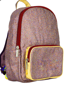 Mochila Brillante Impermeable para Animadoras, Bolsa de Viaje de PU con Purpurina, Logotipo de Equipo Personalizado, Mochila Deportiva OEM para Animadoras - Product Image 2