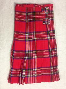 Ladies Women tartan Pleated Billie Kilt Skirt Buckled Straps Grid Skirts - Product Image 6