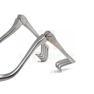 Retractores de retención automática Weitlaner, puntas romas, retractores quirúrgicos Weitlaner de acero inoxidable de calidad por instrumentos Surgiright - Product Image 4