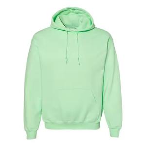 Calidad de exportación 100% algodón temporada de invierno de talla grande diseño personalizado Color sólido hombres con capucha Slim Fit sudaderas con capucha para hombres - Product Image 1