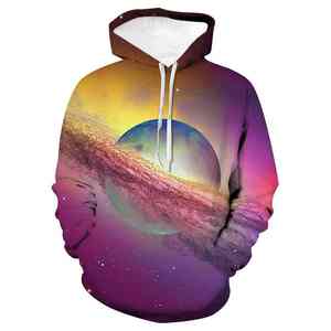 Wholesale Sublimation Sweatshirt Hoodies 100% <b>polyester</b> <b>Hoodie</b> for Men New Arrival Pullover Sublimation Hoodies - Product Image 2