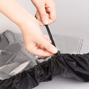 Housse de <span class=keywords><strong>barbecue</strong></span> ronde de 27 x 27 pouces, housse de <span class=keywords><strong>barbecue</strong></span> au gaz - Product Image 2