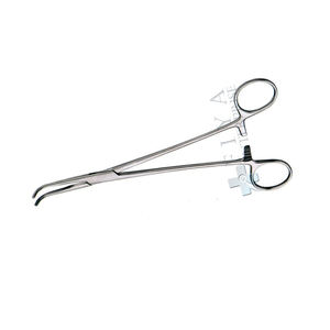 Lahey Tailles personnalisées Pince manuelle en acier inoxydable pour conduit biliaire Pince pour conduit biliaire 19cm-23.5cm Base d'instrument chirurgical - Product Image 5