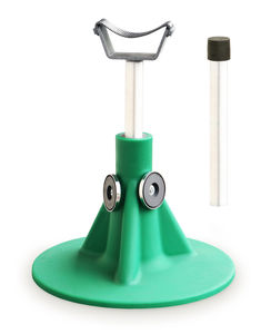 Stable Adjustable Hoof Stand for Farriers Hoof Jack with Cradle and <b>Post</b> for Trimming <b>Shoeing</b> and Equine Hoof Care - Product Image 3