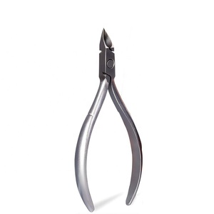 Stainless Steel <b>Cuticle</b> Nippers Single Spring Lap Joint Precision Nail Trimming <b>Tool</b> for Manicure and Pedicure - Product Image 1