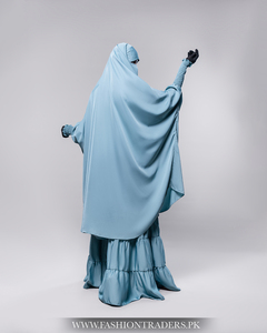 Abaya Jilbab à motif uni pour femmes, achat en gros d'usine en ligne, design personnalisable pour vos besoins de marque - Product Image 4