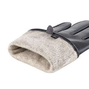 Gants en cuir d'agneau d'hiver de haute qualité avec logo personnalisé, designs personnalisés, toucher doux et coupe-vent - Product Image 3