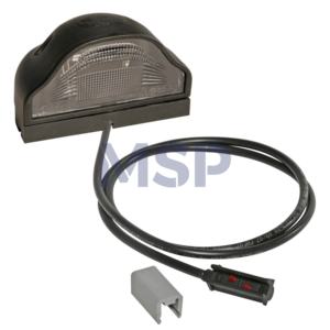 36-3004-047 - Aspock REGPOINT - Lampe de plaque d'immatriculation avec câble de 2,0 m - Pièces et accessoires de remorque - MSP Export - Product Image 1