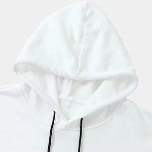 Vente en gros de pulls à capuche à la mode pour hommes avec col à capuche à motif solide avec logo personnalisé et coupe élégante pour l'hiver - Product Image 4