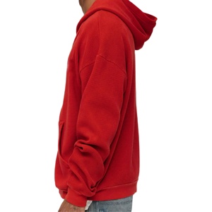 Sweat à capuche à fermeture éclair pour hommes Veste à capuche durable de haute qualité parfaite pour les vêtements décontractés et athlétiques 100% coton unisexe couleurs unies - Product Image 3