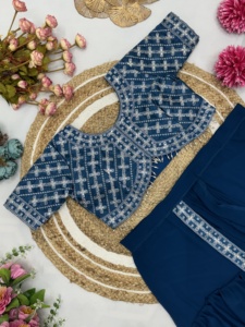 Nouveau saree de séquence de soie de Style traditionnel de créateur pour adultes vêtements de mariage et de fête ethniques élégants avec chemisier à paillettes pour femmes - Product Image 5