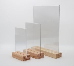 Premium Acacia Wood Handmade <b>Place</b> <b>Card</b> Holder & Wooden Acrylic Sign/Photo Stand - Product Image 6
