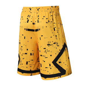 Low Moq Training Heat-Transfer Printing Basketball <b>Shorts</b> Custom Made Pattern Style Light Weight Running Elastic Waist <b>Shorts</b> - Product Image 3