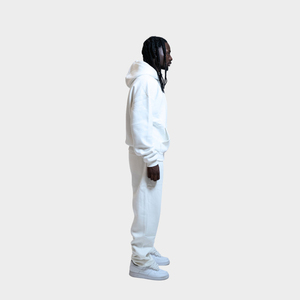 Ensemble de vêtements de sport décontractés unisexe grande taille, survêtement technique en molleton zippé pour homme, logo respirant, sweat à capuche - Product Image 3