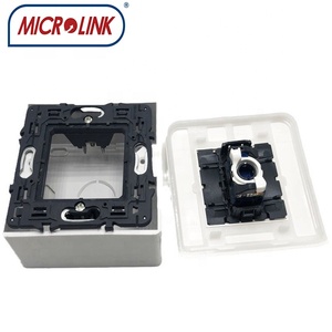 Prise de plaque frontale de type français 80*80MM prise informatique <span class=keywords><strong>rj45</strong></span> pour <span class=keywords><strong>legrand</strong></span> mosaïque 45*45MM 45*22.5MM prise modulaire <span class=keywords><strong>rj45</strong></span> - Product Image 6