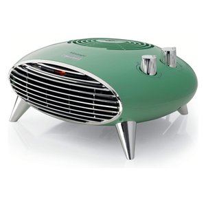 Ariete 2000W VINTAGE Calentador de Aire Verde 00B821104AR0 Ventilador de Mesa Verde Vintage de 2000W - Product Image 1