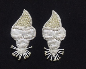 Handcrafted Cotton Pink Butterfly Beaded Brooch with Sequins Pearls Sparkly Fashion Pin for <b>Clothing</b> & Bags <b>Accessories</b> - Product Image 6