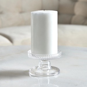 Bougeoir en verre artistique décor à la maison moderne Accent pièce maîtresse de Table élégante pour chambre salon salle à manger - Product Image 1