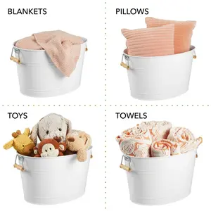 Enfriador de vino recubierto de blanco de alta calidad, Enfriador de champán con estampado de flores, cubo de hielo de cerveza y bañeras de vino para Bar y clubes nocturnos - Product Image 3