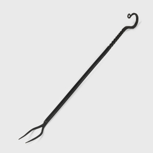 Palo de leña de hierro con cabeza de dragón y extremo de garra, estilo clásico, para almacenamiento de leña, uso en exteriores, herramienta para chimenea - Product Image 4