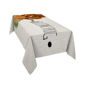 New Arrival Beautiful Print Custom Design Good Quality Embroidered Wedding Party <b>Table</b> <b>Cloths</b> for Sale - Product Image 1