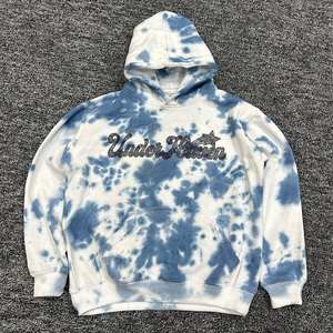 Sudadera con Capucha Personalizable 100% Algodón Grueso de 500 g/m², Tinte Liso, Tie-Dye, para Hombre, Ropa de Calle de Invierno, Bordada con Pedrería - Product Image 3