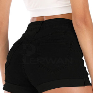 Ropa de moda Pantalones cortos vaqueros cómodos para mujer a bajo precio Pantalones cortos vaqueros de alta calidad más vendidos para mujer - Product Image 2