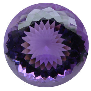 Exclusivo 100% Natural tamaño libre genuino redondo brillante forma facetada corte púrpura amatista piedra preciosa suelta para hacer joyas - Product Image 3