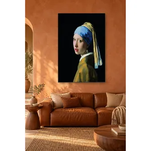ภาพพิมพ์บนผ้าใบ "เด็กหญิงกับต่างหูมุก" ของฟิดา เวอร์เมียร์ - Product Image 5