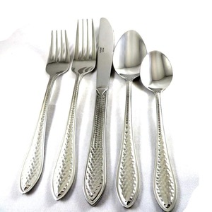 Vaisselle en acier inoxydable en vrac pour hôtel et restaurant en argent réutilisable de luxe personnalisé de longue durée Couverts pour mariage - Product Image 6