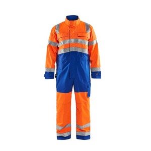 Vente en gros OEM personnalisé haute visibilité route sécurité routière combinaison réfléchissante construction vêtements de travail combinaison ignifuge - Product Image 6
