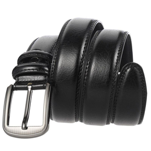 Brown Genuine Cow Hide Vintage Alloy Buckle Men's Casual Dress <b>Belt</b> Custom Color Streetwear <b>Accessory</b> - Product Image 6