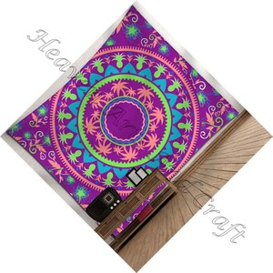 Tapisserie Mandala tenture murale indien tapisserie Tapis jeté tenture murale Boho pour la décoration de la maison - Product Image 5