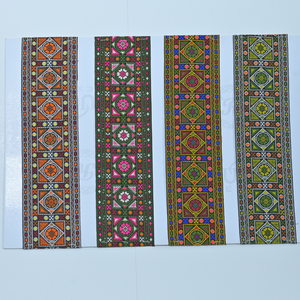 Elegante 7,5 cm Galon Ruban Jacquard a rayas encaje Trim estilo tradicional y elegante para costura artesanal y proyectos decorativos de moda - Product Image 5