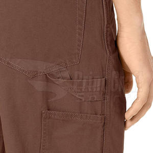 กางเกงยีนส์ผู้ชายคุณภาพสูงสีทึบกางเกงทรงตรงสไตล์ลำลองสำหรับผู้ใหญ่เอวกลางน้ำหนักเบา - Product Image 6