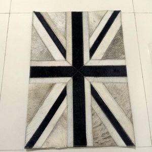 พรมขนสัตว์แบบเย็บปะติดปะต่อกันทำจากหนังวัวธรรมชาติสำหรับห้องนอนห้องนั่งเล่นการตกแต่งบ้านที่ทันสมัยขายส่งราคาถูก - Product Image 2