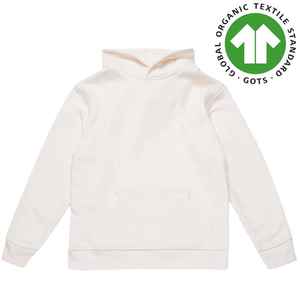 Mujeres 100% algodón orgánico Fleece Pullover Hoodie Natural Heavyweight 9 oz, GOTS certificado sostenible sudadera al por mayor - Product Image 2