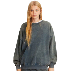 Chándal informal de manga larga para mujer de la mejor calidad, sudadera holgada de lana de algodón cepillado Multicolor, logotipo impreso, gimnasio de invierno - Product Image 2