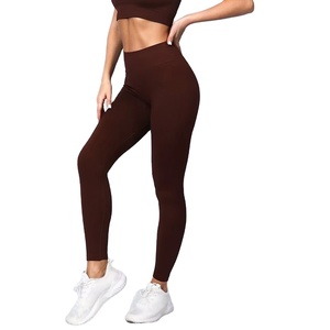 Seamless High Waist Women’s Yoga Leggings Breathable Elastic Fit Tummy Control <b>Butt</b> <b>Enhancing</b> Activewear Pants - Product Image 5