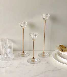 Candelabro de latón más vendido, decoración navideña de lujo para interiores y exteriores, decoración de Año Nuevo con linternas de vidrio, tarros de velas - Product Image 6