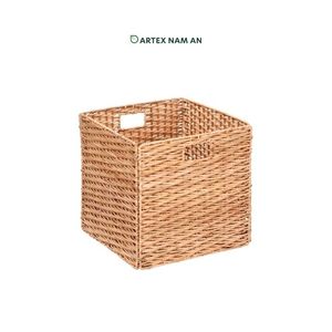 Minimalist <b>Rattan</b> Storage <b>Cube</b> Organizer Factory Wholesale Supply - Product Image 6