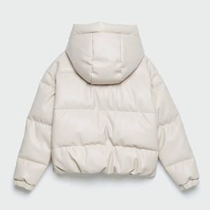 แจ็กเก็ตหนังบุกันหนาวแบบพองสำหรับผู้หญิงเสื้อแจ็คเก็ตบุนวมสำหรับใส่ได้ทั้งผู้ชายและผู้หญิงโลโก้ได้ตามต้องการ - Product Image 2