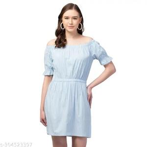 Robe courte en coton indien fait à la main pour les femmes écologique taille naturelle élégante tenue de fête décontractée été cadeau de mariée - Product Image 1