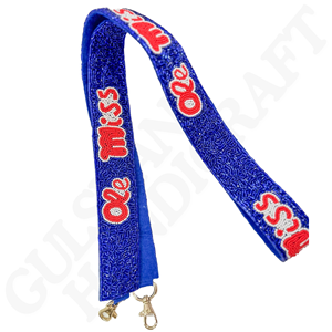 Correa de monedero con cuentas de Texas Longhorns, correa cruzada blanca y naranja quemada con licencia oficial, correa de hombro con cuentas de semillas hechas a mano - Product Image 6