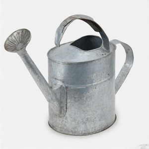 Regadera Galvanizada Artesanal con Motivo Floral Ideal para Plantas de Balcón y Decoración de Estilo Rural - Product Image 4